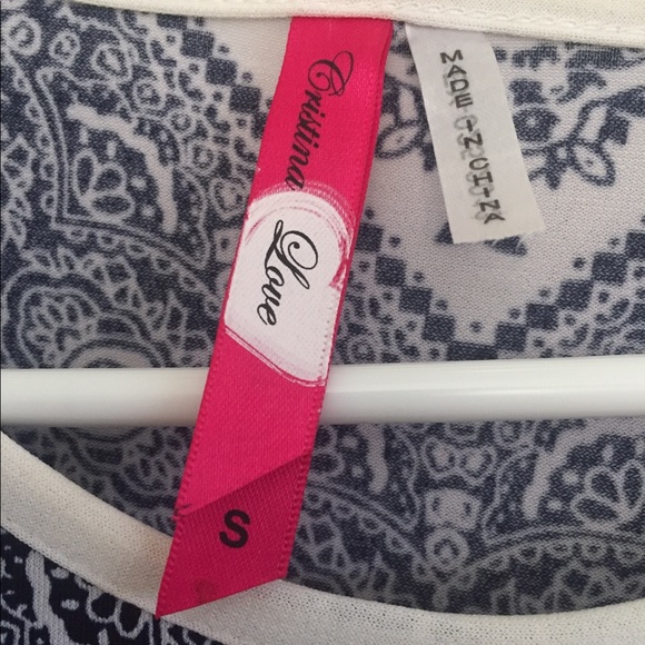 Cute patterned half sleeved dress with rhinestones - Picture 3 of 3